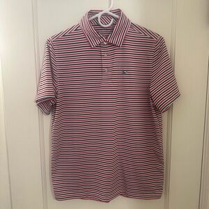 Vineyard Vines Red, White and Blue Striped Polo